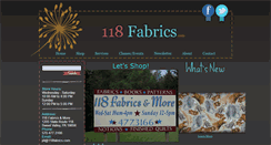 Desktop Screenshot of 118fabrics.com